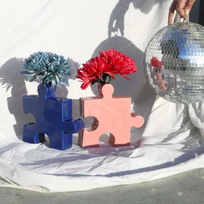 Vase-Puzzle Bleu-Fluid-Market-Fortunas_2