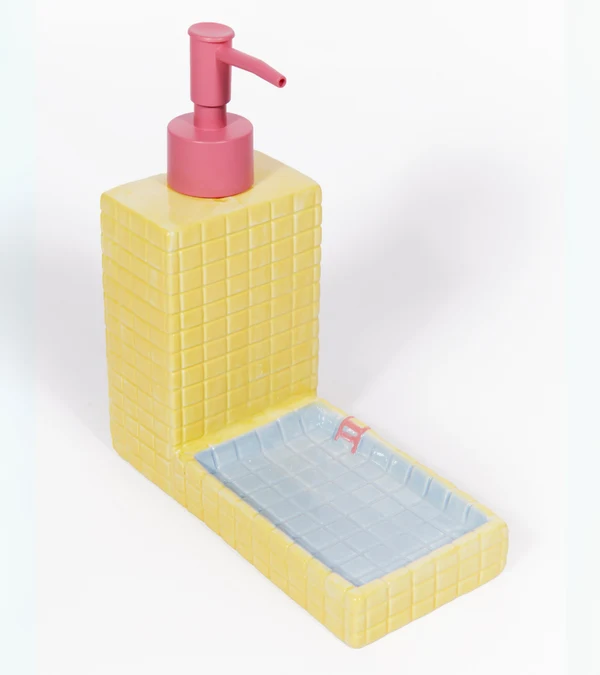 Distributeur-Savon-Piscine- Marshmallow-L'expressionst-Fleurs-Fortunas-Mouscron