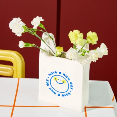 Vase-Sac- Fluid Market-Fleurs-Fortunas-Mouscron