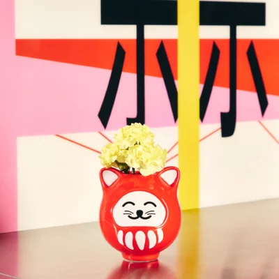 Vase-Daruma-Fluid Market-Fleurs-Fortunas-Mouscron