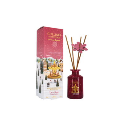 Diffuseur-Parfum-Litchi-Givré-Collines-de-Provence-Fleurs-Fortunas-Mouscron
