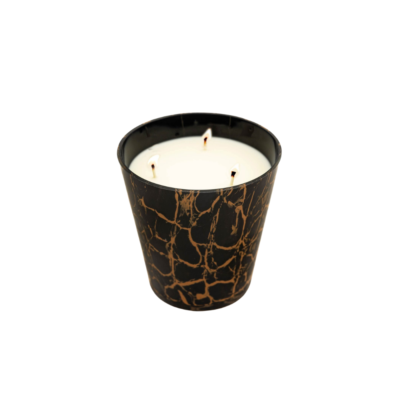Bougie-Conic-Vulca-L-Fidrio-Fleurs-Fortunas-Mouscron